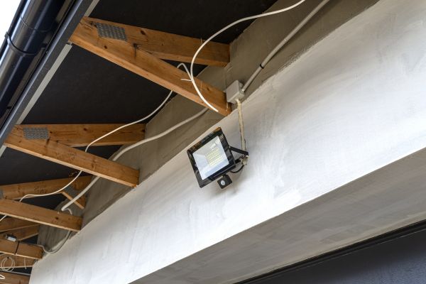 Garage Lamp Installation